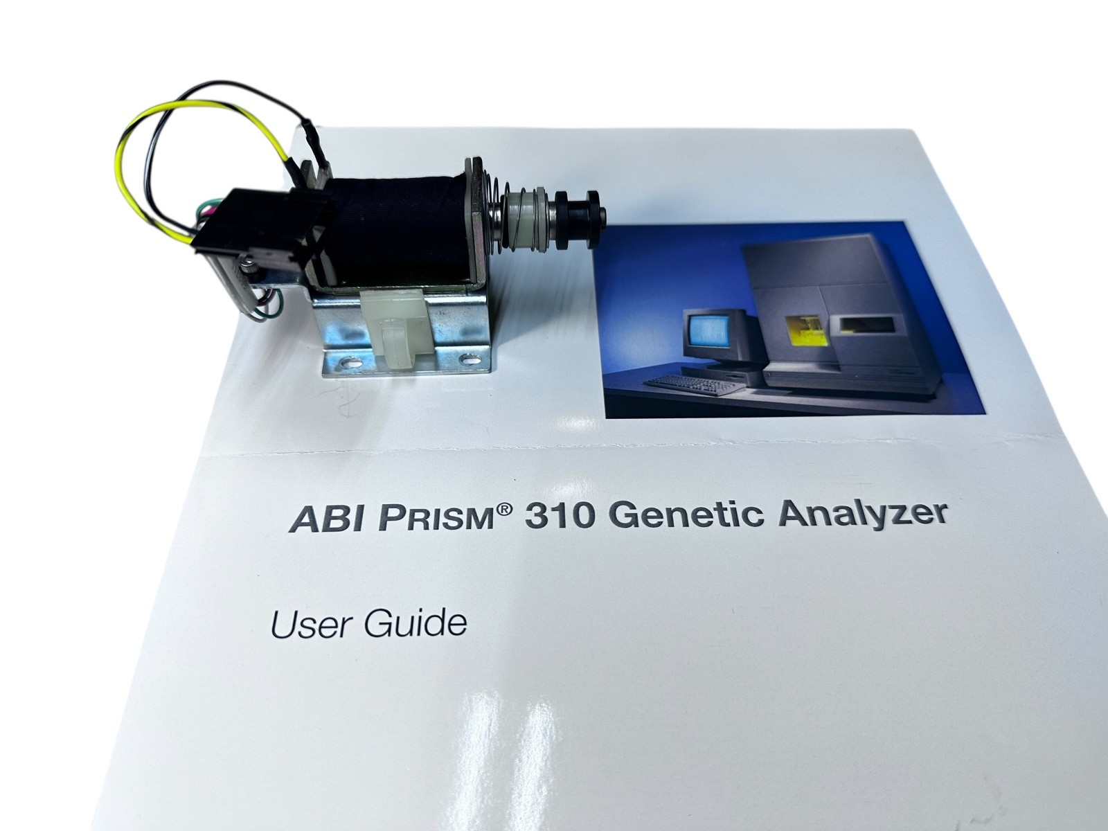 PerkinElmer / Applied Biosystems ABI Prism 310 Lid Lock Solenoid Assembly | OEM available from Noble Lab Trade