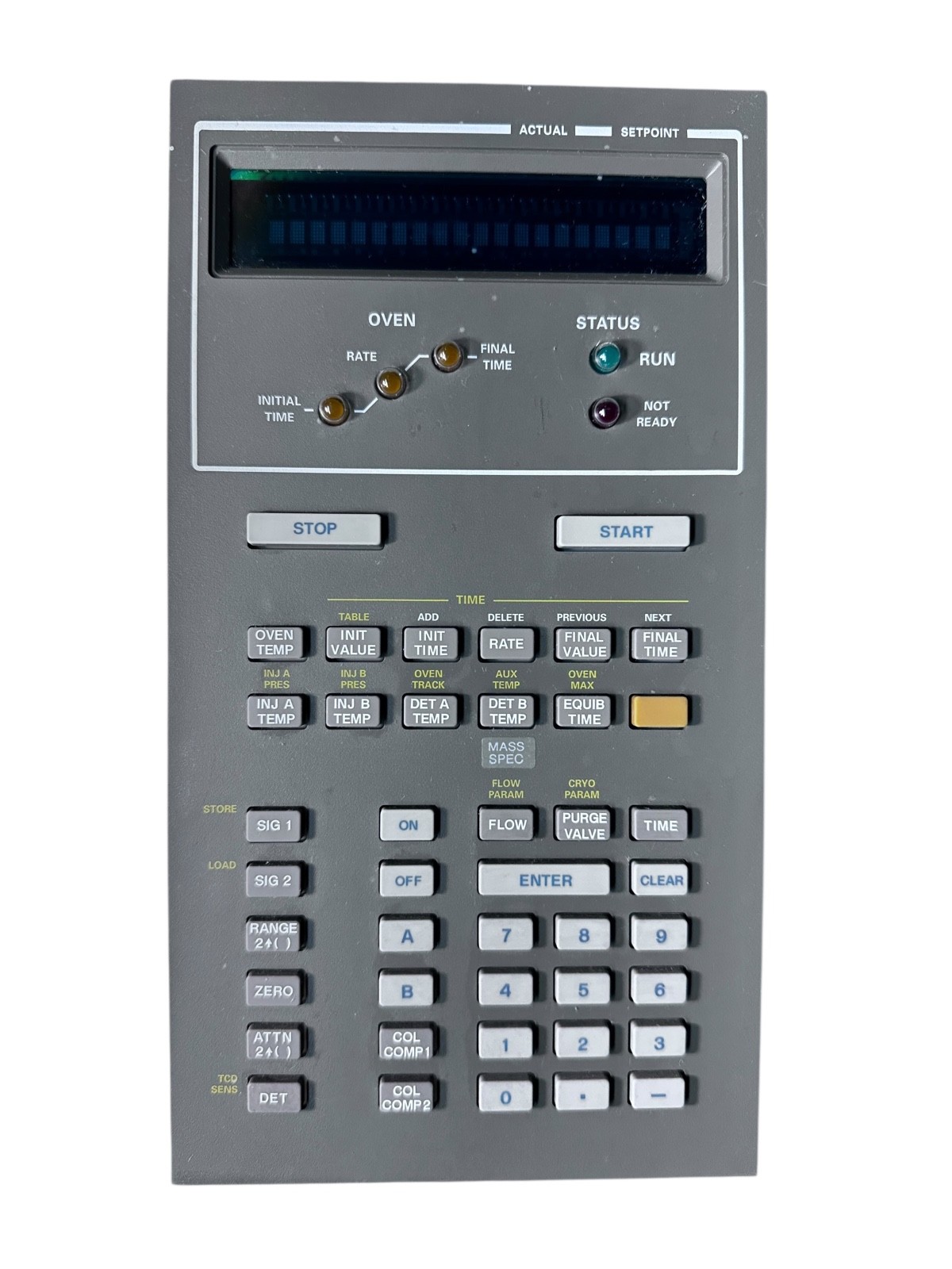 HP 5890 Series II Gas Chromatograph Front Control Panel / Keypad Assembly available from Noble Lab Trade
