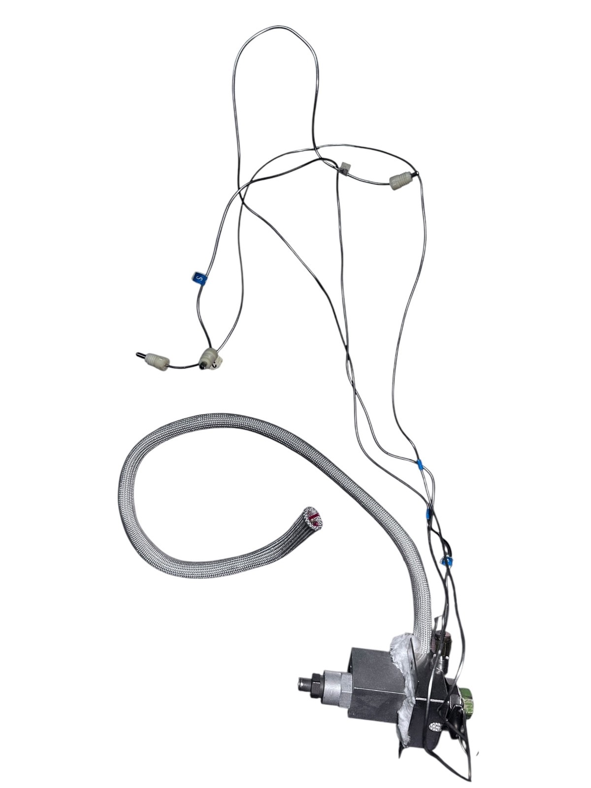 HP 5890 Series II Detector Gas Valve & Plumbing Assembly w/ Wiring – Tested –OEM available from Noble Lab Trade