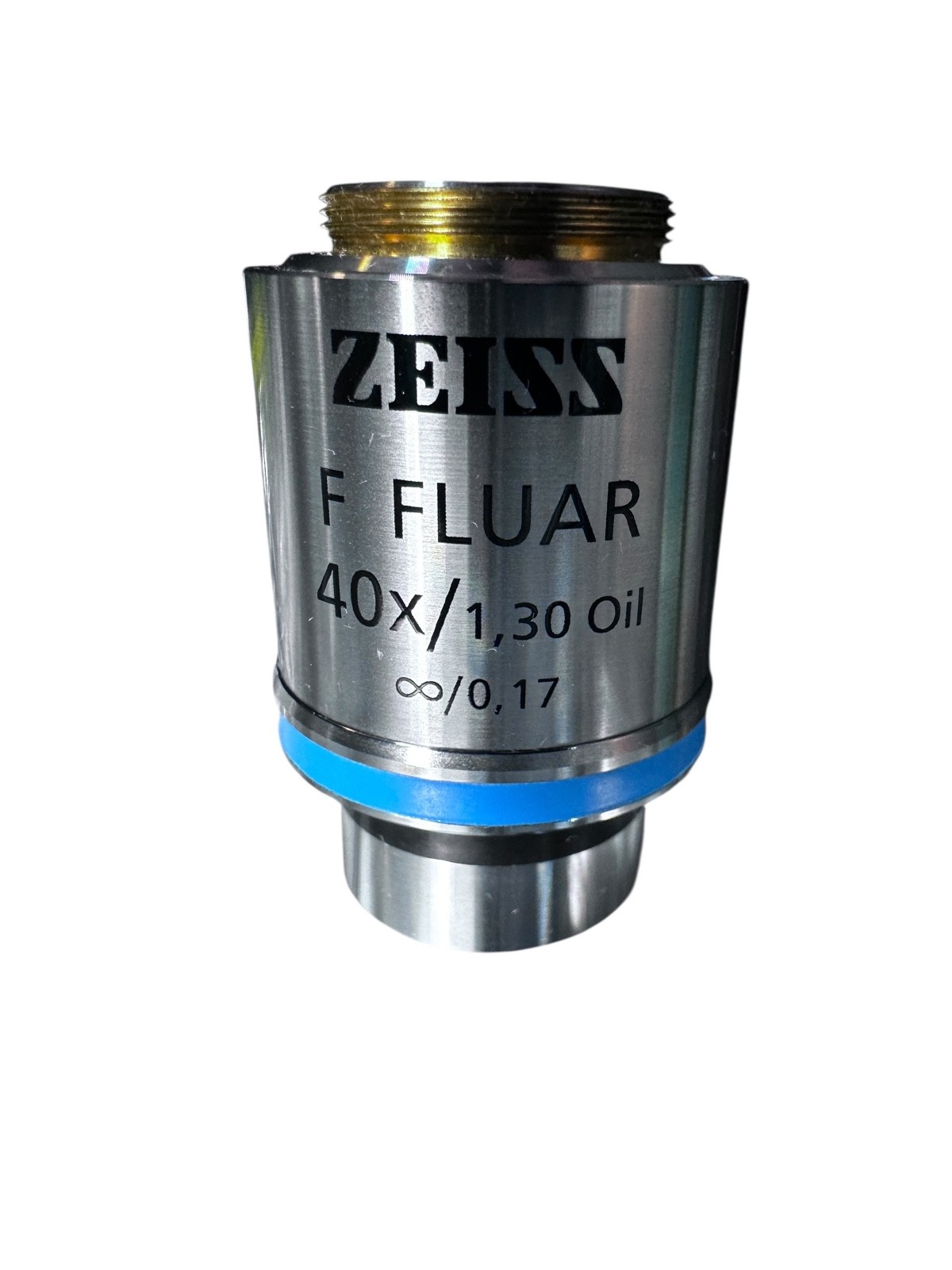 ZEISS F FLUAR 40x / 1.30 Oil Microscope Objective ∞/0.17 (440258) available from Noble Lab Trade