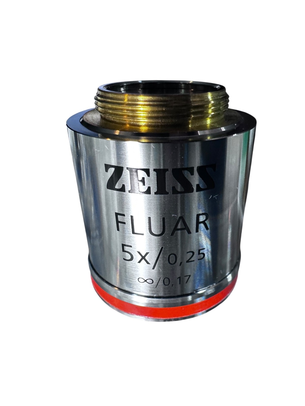 ZEISS FLUAR 5x / 0.25 Microscope Objective ∞/0.17 (440125) available from Noble Lab Trade